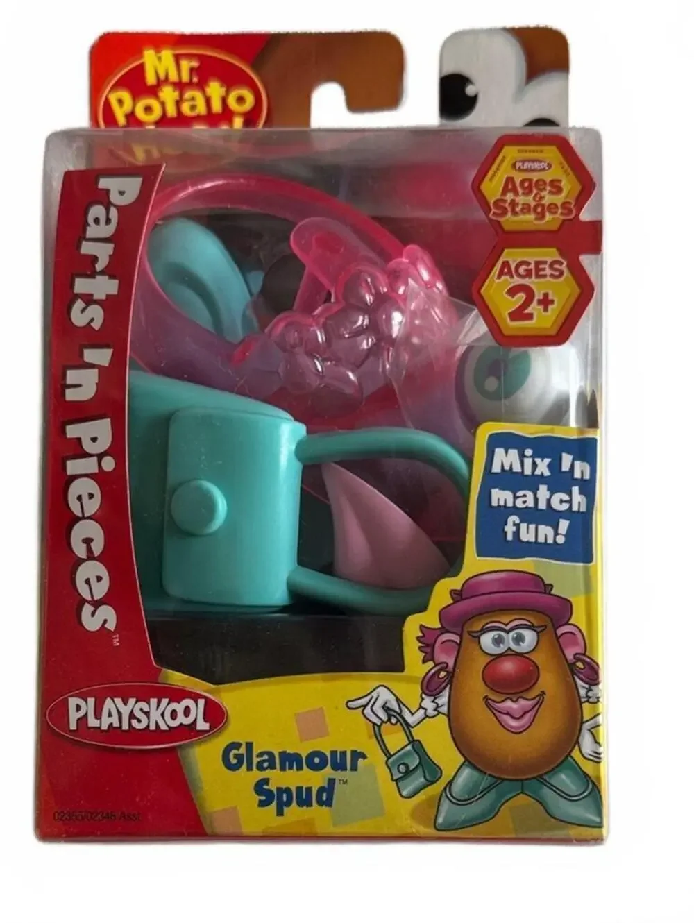 Vintage Mr. Potato Head Part n Pieces Glamour Spud Toy NIB
